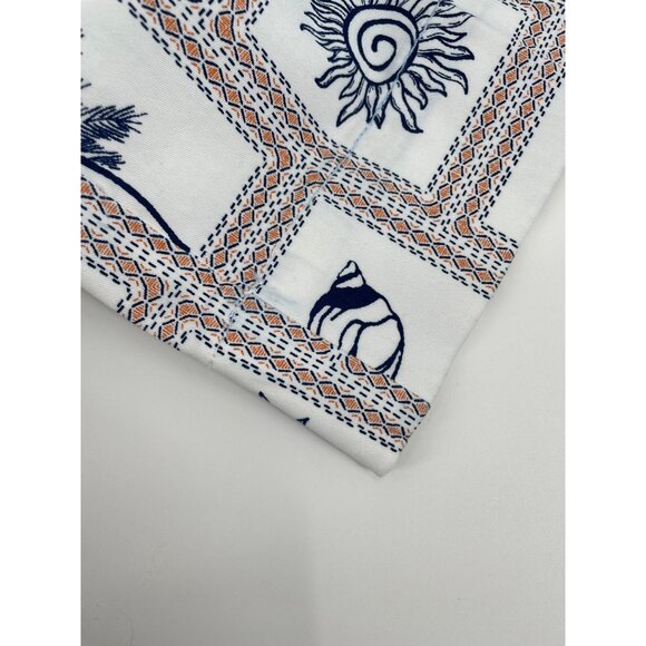 Retro Wide-Leg Womens Nautical Pants Coastal Beach White Sailor Chic Sea Ocean - Picture 4 of 8